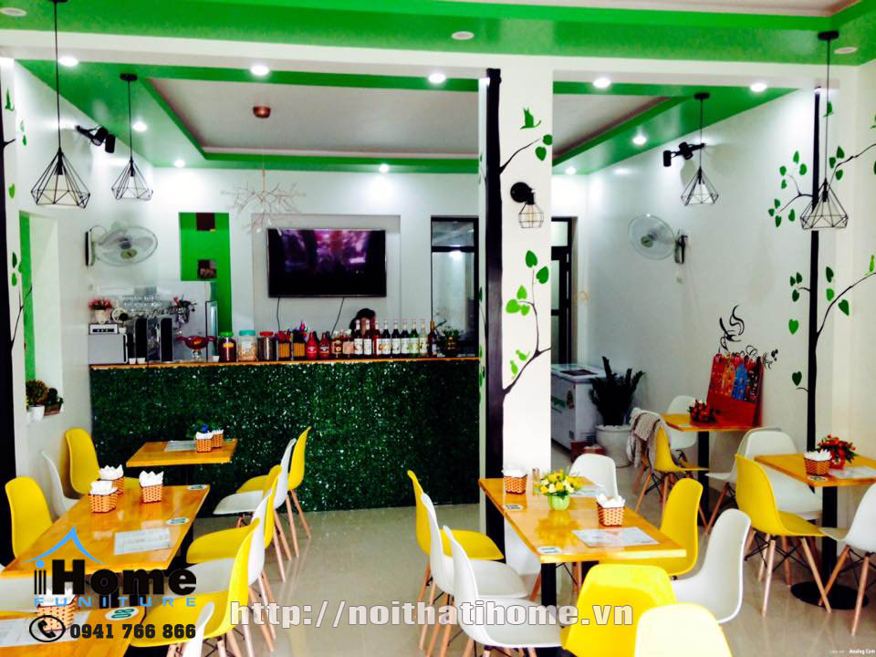 mẫu thiết kế bàn ghế cà phê đẹp hải phòng