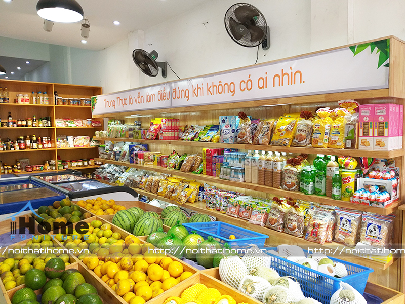 Mẫu thiết kế shop thực phẩm sạch tại Hải Phòng 