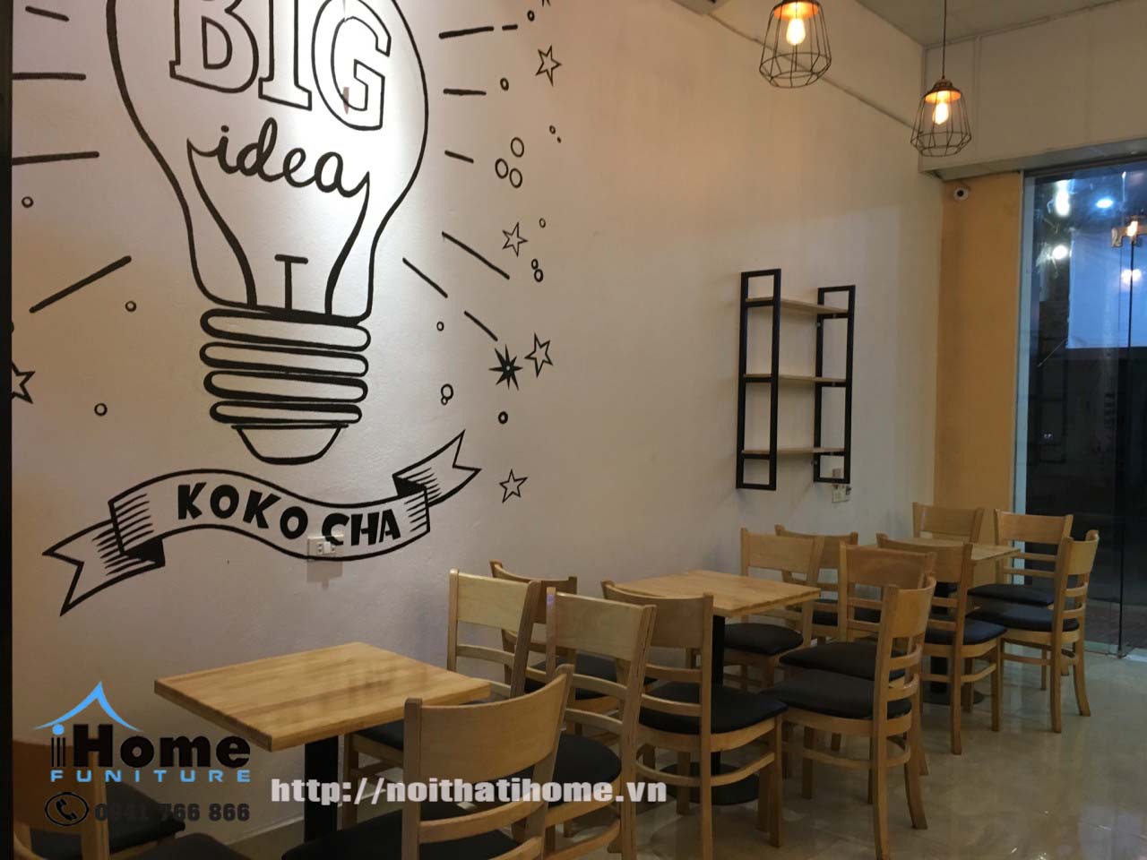 Thiết kế quán trà sữa ở hải phòng