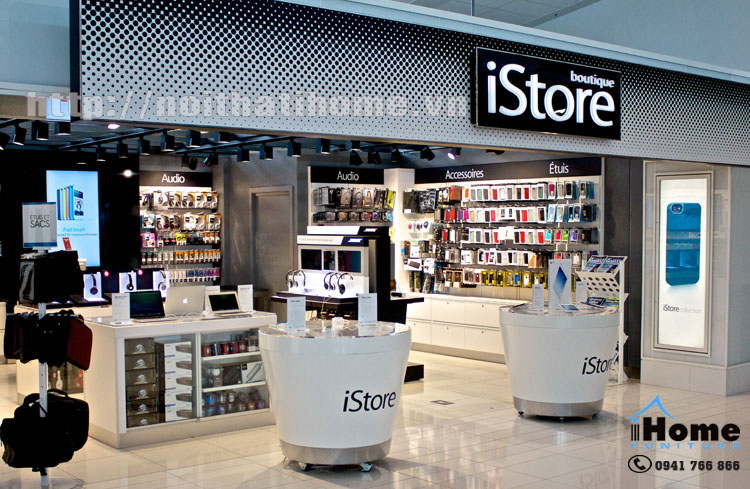 thiết kế nội thất cho shop phụ kiện điện thoại ở Hải Phòng