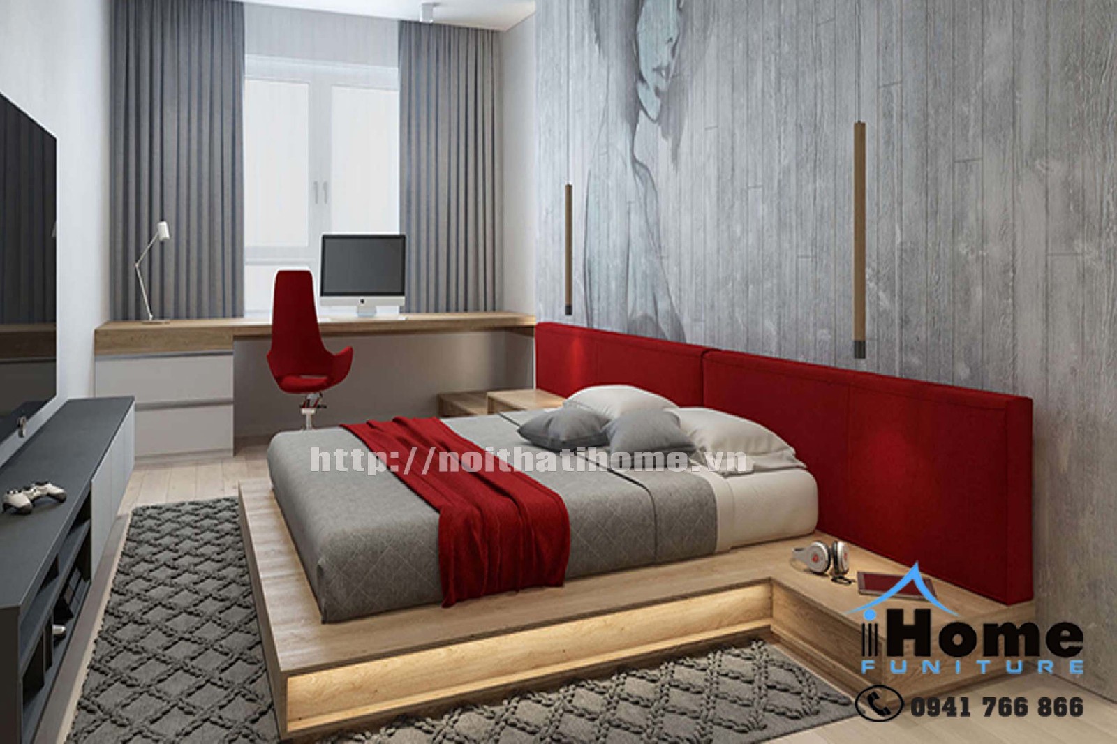 thiết kế nội thất phòng ngủ đẹp tại Hải Phòng